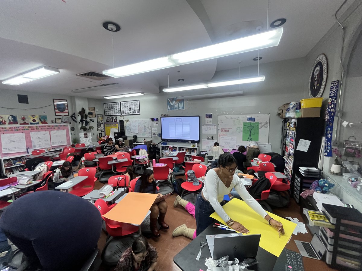 MsIHistory's tweet image. We are trying to get a poster maker to have more collaborative and creative projects in our classrooms! Our high school students are creative performing artists who love projects!

Could you help fund our #DonorsChoose

#ClearTheLists2025 

donorschoose.org/project/blow-i…