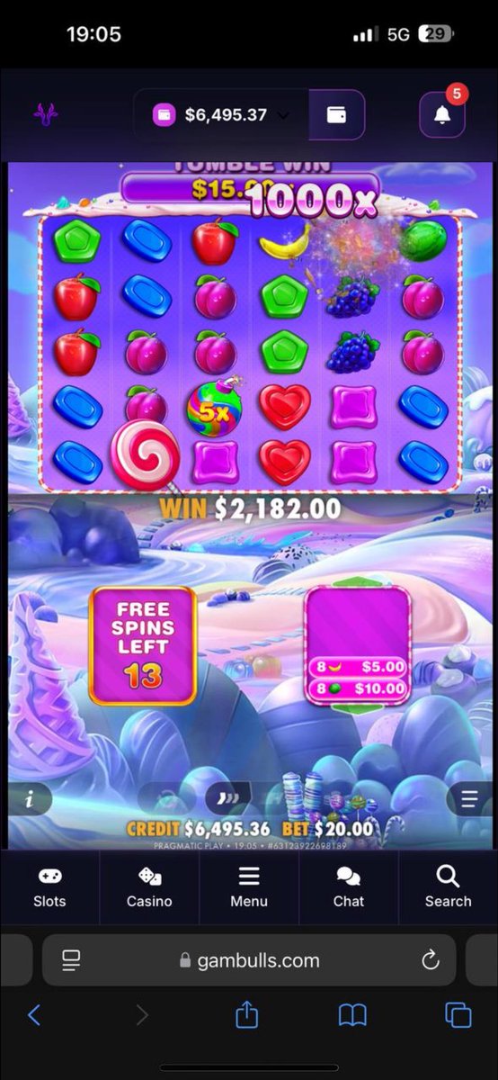 CarlosOMFG's tweet image. Can confirm, the casino doesn’t always win 😅. 

$22,000 cash out within 1 minute of requesting.

Huge W to the winner! 

Gambulls.com