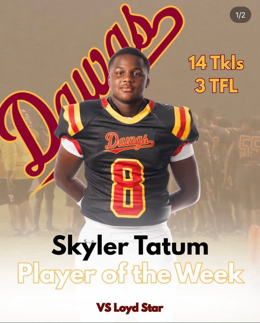 Statum8_24's tweet photo. Loyd star week 1 highlights #east98 #BDO
https://t.co/4WjfVwr2if #hudl https://t.co/sw4iIIG61m