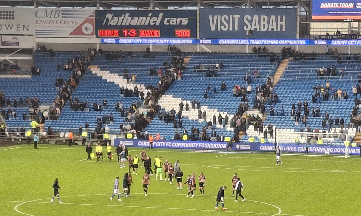 Cardiff City 1 - 3 CITY
League One
Att 22,132 (2,087,#bcafc)

An away day to savour, absolutely superb. Nobody is getting ahead of themselves, we're just thoroughly enjoying the journey Alexander is taking us on with a team running through brick walls. Next stop, St. James Park!