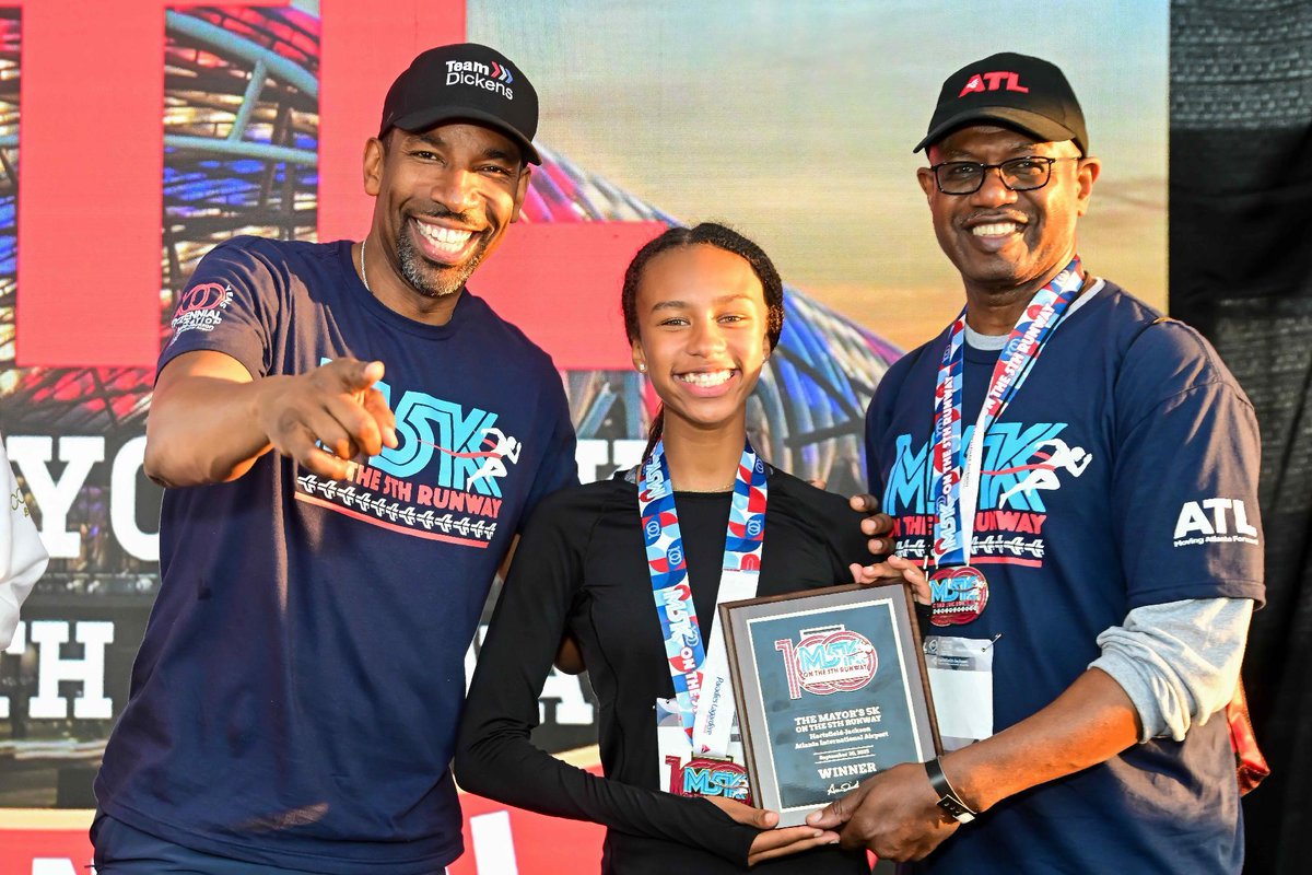 CityofAtlanta's tweet image. Atlanta, we kicked off our morning at the world’s busiest airport for the 11th annual Mayor’s 5K on the Runway! Together we raised more than $360K for the Mayor’s Youth Scholarship Program. Stay tuned for more highlights from this morning! #TheDreamATL #MYSP