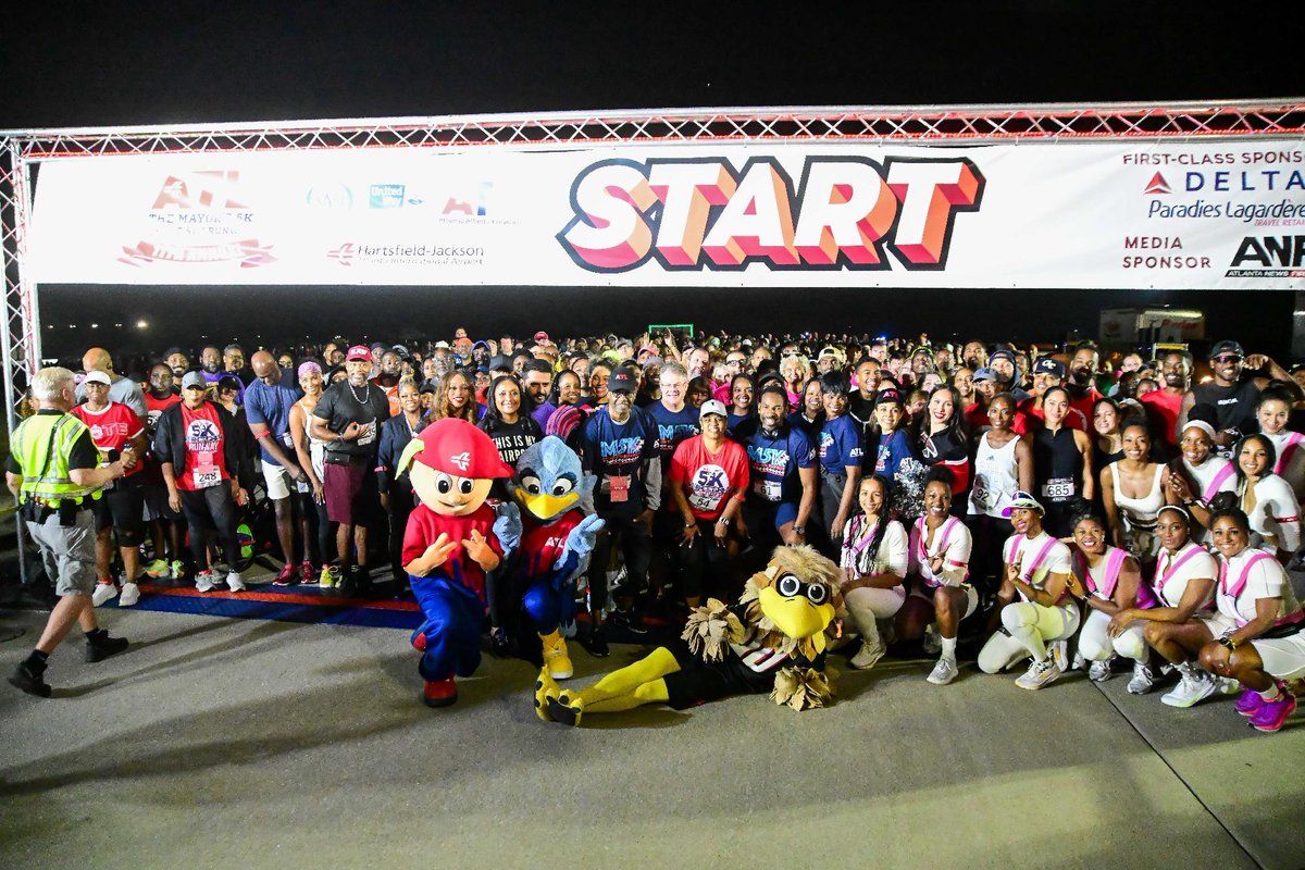 CityofAtlanta's tweet image. Atlanta, we kicked off our morning at the world’s busiest airport for the 11th annual Mayor’s 5K on the Runway! Together we raised more than $360K for the Mayor’s Youth Scholarship Program. Stay tuned for more highlights from this morning! #TheDreamATL #MYSP