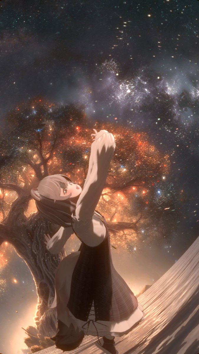 おはようございます！

もう少しで(仕事の😅)一区切りまで手が届きそう…！✨✨

お題：Reach for the stars
レタッチ：なし
ワールド：Fantasy Room
アバター：#マヌカ3D

#週末おはつい