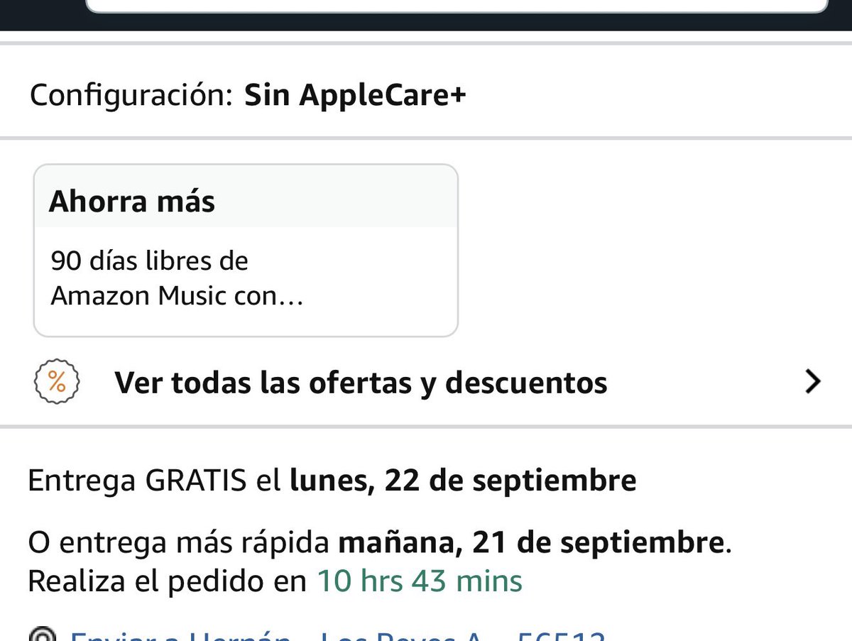 hernan11820's tweet photo. @iShop_Mixup No es posible que en Amazon la entrega sea de un día a otro. Hice mi preventa con ustedes desde el día 11 y el estatus sigue siendo “preparando equipo” https://t.co/lz75or4b3h