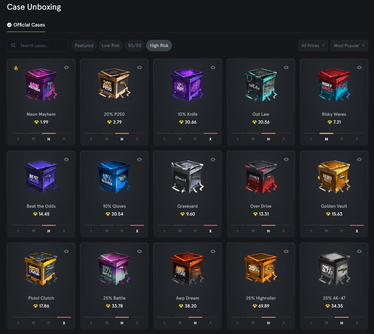 WHICH OF THESE HIGH RISK CASES IS YOUR FAVORITE? 👀

Comment the name of your fav and tag that one friend who only opens garbage cases.

In 10 hours, the intern will randomly pick someone and send the lucky link straight to their DMs… ⚡️
