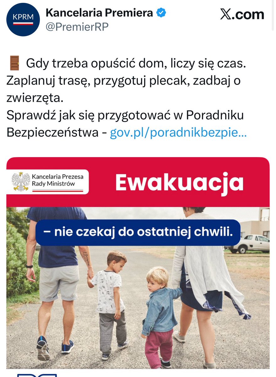 Nie wątpię, że celem tego rządu jest ewakuacja Polaków z Polski.