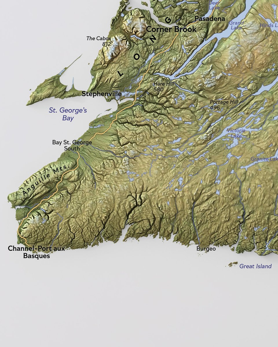 verygoodmaps's tweet image. Available at verygoodmaps.com as 50x70 cm and 70x100 cm posters.

Newfoundland without Labrador. West Canada is cool with its mountains but east Canada also has some nice sceneries. Gros Morne National Park has some mind blowing scenes! #Canada #Newfoundland #map
