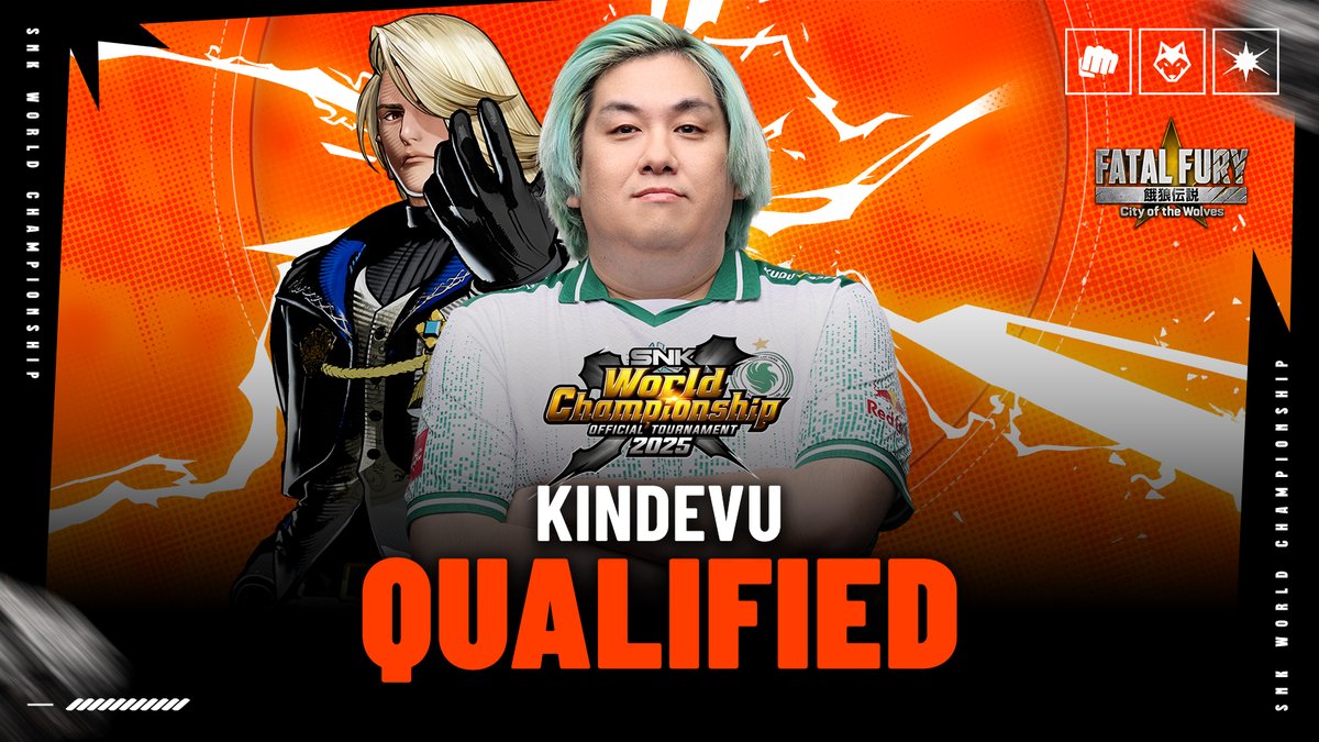 snk_esports_hub's tweet image. Through the @SEL_Fighting Major 2025, Kindevu is now officially qualified for the $4.1M SNK World Championship that is happening in @DreamHack, Atlanta this October.

Congratulations @Kindevu!

#SWC2025 #SaudieLeague #FatalFury