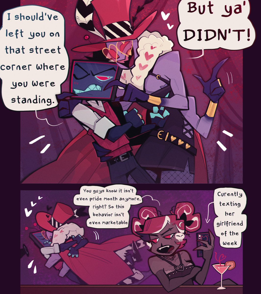 in like a month theyll be back.. and more evil than ever.... hell yea

#hazbinhotel #voxval