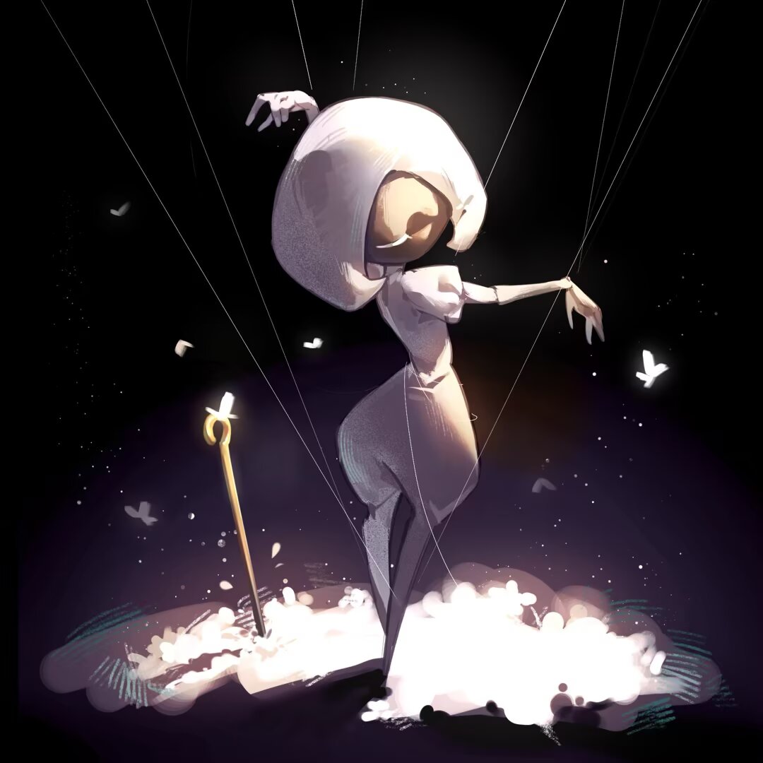 shibachabry's tweet image. You are your mother's favorite marionette.
#Silksong #lace