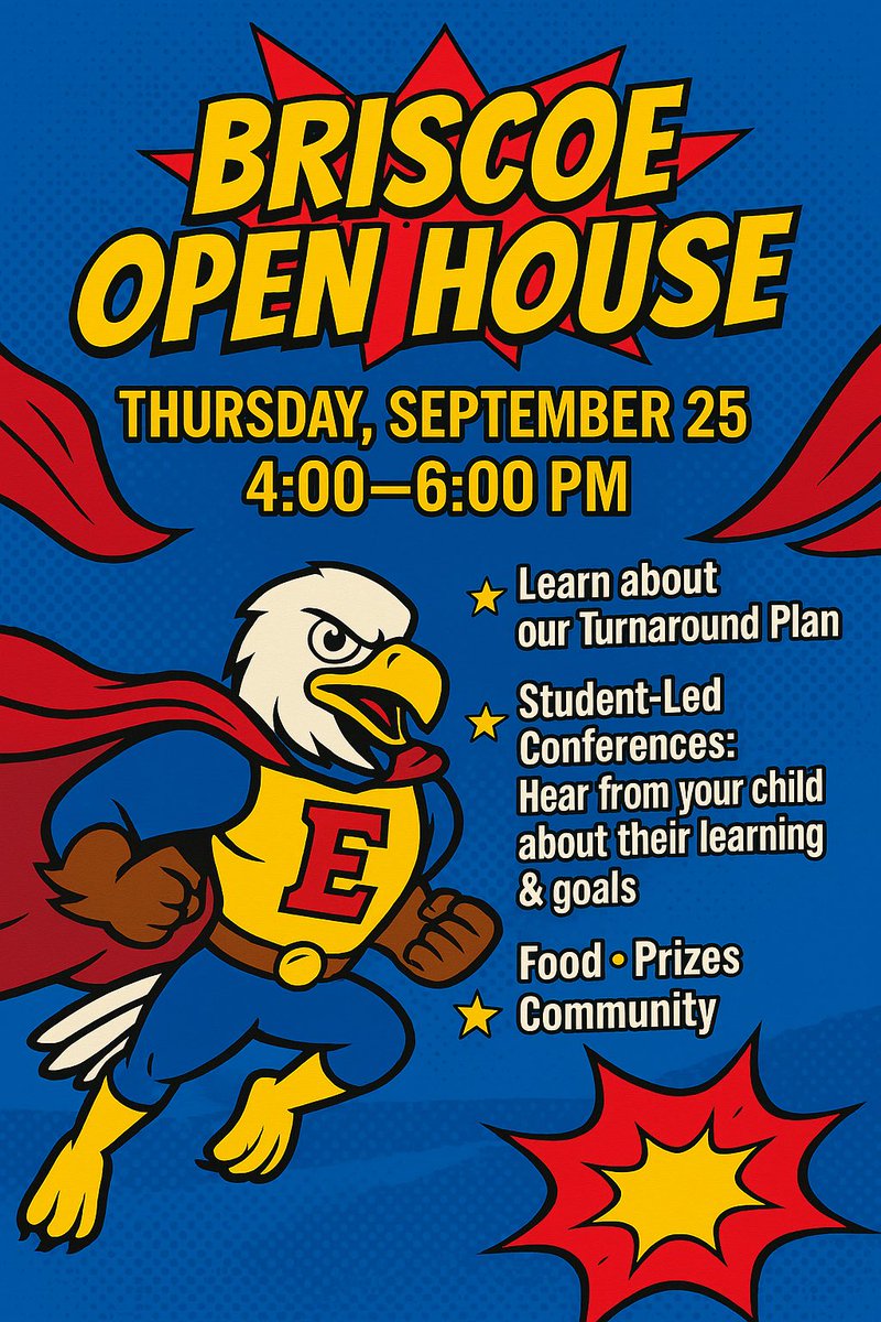 Families, don’t miss our Open House on Thursday at 4PM
✨ Learn about our Turnaround Plan
✨ Hear directly from your child during student-led conferences as they share their learning &amp; goals
✨We can’t wait to see everyone come together for this important evening! 
<a href="/CortezLupe1/">Guadalupe Cortez </a>