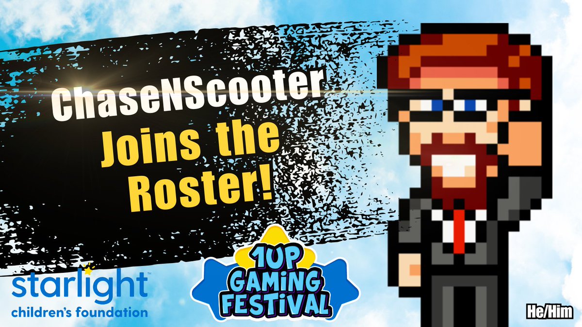 Veteran at <a href="/1UpGameFestival/">1Up Gaming Festival 👉 Starlight Sept 21-28th!</a>, <a href="/ChaseNScooter/">Chaser the Ultimate Gamer™🤵🏻👰🏻</a> brings to us his love for gaming, for helping the children, and his strong sense of community!

Join him this week as he parties it up for <a href="/StarlightUS/">starlightUS</a> in Mario Party Jamboree!