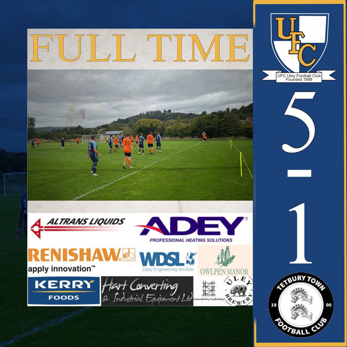 FULLTIME🔵

5-1 Win for Uley AFC who hosted Tetbury Town Reserves

Goalscorers
Jaden Chapman x1
Shaun Chapman x1
Chay Fisher x2
Joe Owen x1

🔵UTU⚪️