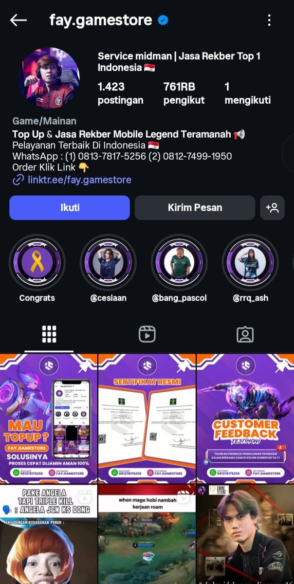 mowellaw's tweet image. ⚠️PENIPUAN⚠️
help rt plss..
tolong aku smoga duit aku balik demi mama..
penipuan rekber atas nama @fay.gamestore on ig.
BCA 5150517321 ALIP RAHMAN RAHAJA
BRI 681601009735504 ADNAN DENI NUR ARIFIN
senilai 2jt
kronologi dibawah yaa