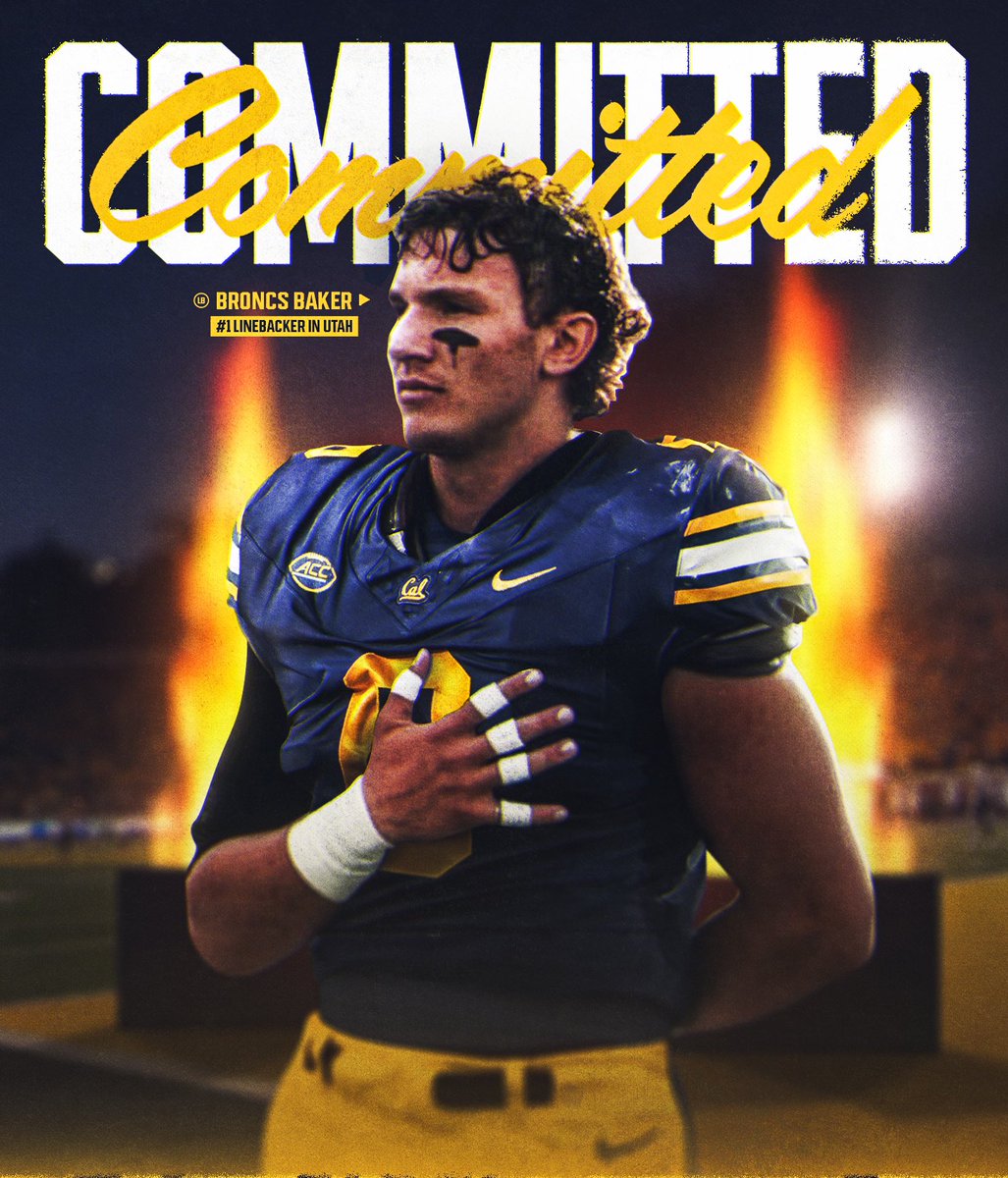 BRONCS BAKER๐ฅท (@broncsbaker) on Twitter photo ๐ปgrateful for all the coaches and schools that have built relationships and recruited me.Excited to announce my commitment to the CAL BEARS! <a href="/CalFootball/">Cal Football</a> <a href="/Coach_MikeBruno/">Michael Bruno</a> <a href="/MWCherrington/">Marshall Cherrington</a> <a href="/A_to_the_Y/">Amanda Yount</a> <a href="/Coach_Sooto/">Vic So'oto</a> <a href="/CoachTB02/">Terrence Brown</a> <a href="/CalBearsOn3/">Golden Bear Report (On3 | Rivals)</a> <a href="/BrandonHuffman/">Brandon Huffman</a> <a href="/BlairAngulo/">Blair Angulo</a> <a href="/BakerEaston/">EASTON BAKER ๐ฅท</a> ๐ปgrateful for all the coaches and schools that have built relationships and recruited me.Excited to announce my commitment to the CAL BEARS! <a href="/CalFootball/">Cal Football</a> <a href="/Coach_MikeBruno/">Michael Bruno</a> <a href="/MWCherrington/">Marshall Cherrington</a> <a href="/A_to_the_Y/">Amanda Yount</a> <a href="/Coach_Sooto/">Vic So'oto</a> <a href="/CoachTB02/">Terrence Brown</a> <a href="/CalBearsOn3/">Golden Bear Report (On3 | Rivals)</a> <a href="/BrandonHuffman/">Brandon Huffman</a> <a href="/BlairAngulo/">Blair Angulo</a> <a href="/BakerEaston/">EASTON BAKER ๐ฅท</a>