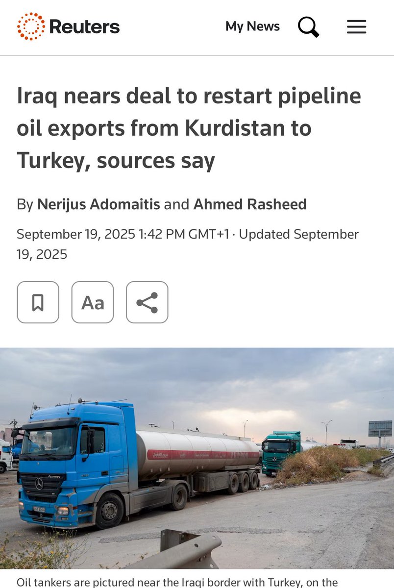 The director of Iraq’s North Oil Company announced that they “expect Kurdistan Region oil exports to resume within the next 48 hours.”

Amer Khalil, the company’s director, told Rudaw TV: “The Iraqi government has softened its stance on the demands of the Kurdistan Region’s oil