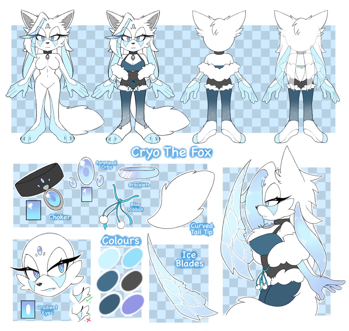 She’s finally done ❄️
Took me longer than planned but here we go~
2025 Cryo Reference sheet 🤧