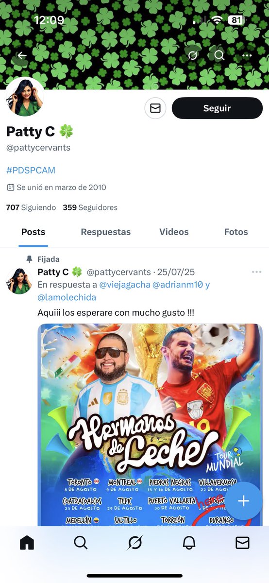 lpz_rojas's tweet photo. @pattycervants Ya veo tu mentalidad y valores mediocres , tu perfil lo dice por sí solo 🙃 🐻 https://t.co/VDaiatB5vH