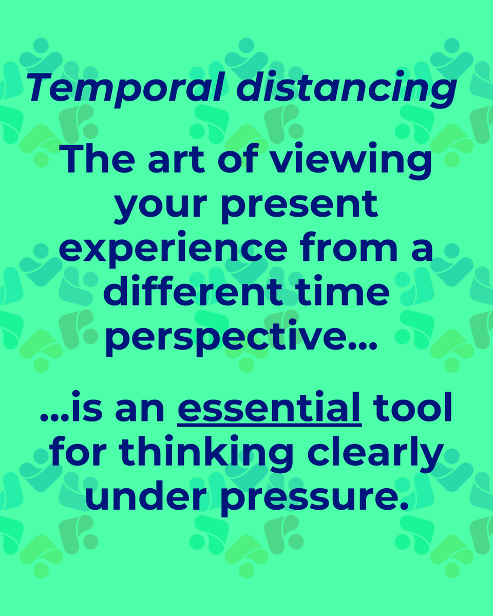 Dempers88's tweet image. Are you sharp under pressure? 

Leaders who time travel using temporal distancing stay sharp &amp;amp; relaxed, able to execute clean decision making in the heat of the moment.

#leadership #leadershipdevelopment #highperformance #workplaceculture #winnersmindset

liminallean.com