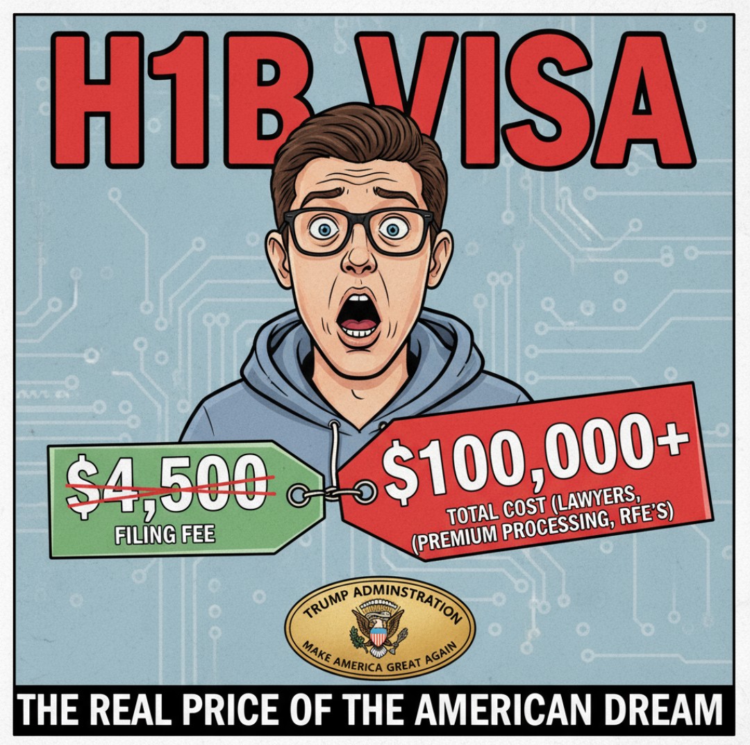 shub_vedi's tweet image. 📢 Introducing: H-1B Premium Plan 2025

Price: $100,000/year
You get:
✅ Work Authorization
✅ Stress every April (lottery season)
❌ Free Netflix
❌ Peace of Mind

Basically the world’s most expensive subscription.

#CareerHumor #H1B #WorkVisa