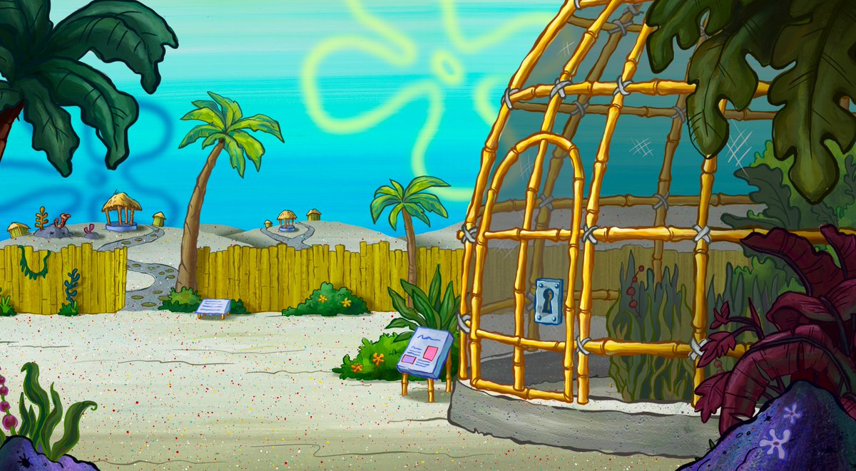 AmyLewis_Art's tweet image. Some background paintings from new #spongebobsquarepants episodes. Painted traditionally in gouache, scanned in and line/effects added digitally. Work in progress pics in comments. Layouts by Henna Hong, George Nachev. AD by Shane Richardson.
#spongebob @SpongeBob #painting