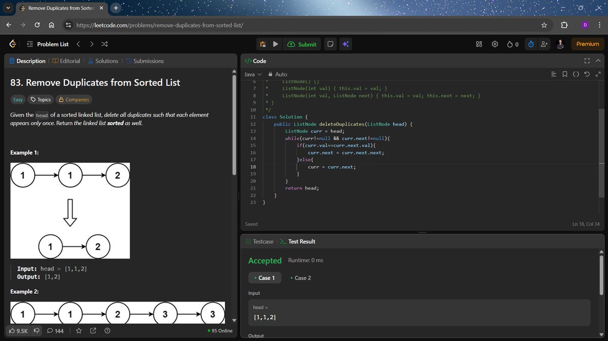 Dhananjay_R_26's tweet image. Day 50 of #CodeWithConsistency #DSA 
Learned ArrayLists from @ApnacollegeX with @ShradhaKhapra_ mam
✅Covered :
- Basics of ArrayLists
- solved questions based on ArrayLists on leetcode
✅Revised JavaScript and SQL
#Java #LeetCode #learninginpublic