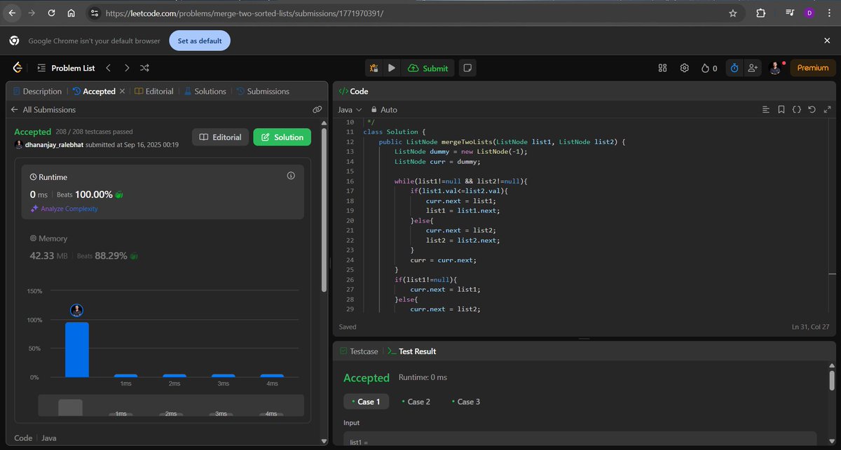 Dhananjay_R_26's tweet image. Day 50 of #CodeWithConsistency #DSA 
Learned ArrayLists from @ApnacollegeX with @ShradhaKhapra_ mam
✅Covered :
- Basics of ArrayLists
- solved questions based on ArrayLists on leetcode
✅Revised JavaScript and SQL
#Java #LeetCode #learninginpublic