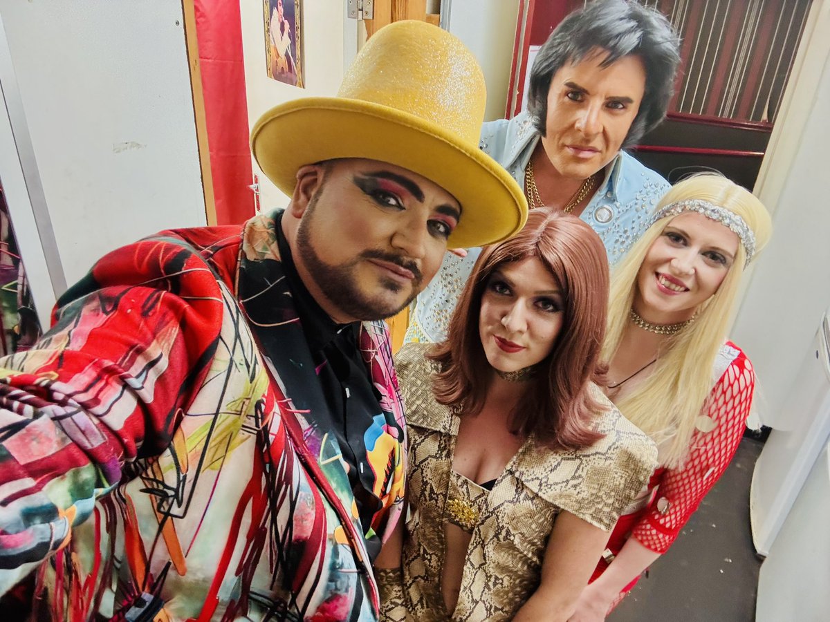 Thank you beautiful audience at Kings and Queens and all the cast and crew for your well wishes!! 

Sleep time, gym in the morning then off to Peterborough, let’s do this shizzle, and see if I can win the award for best tribute as <a href="/BoyGeorge/">Boy George</a> .

Xxxx Goodnight godbless all Xxxx