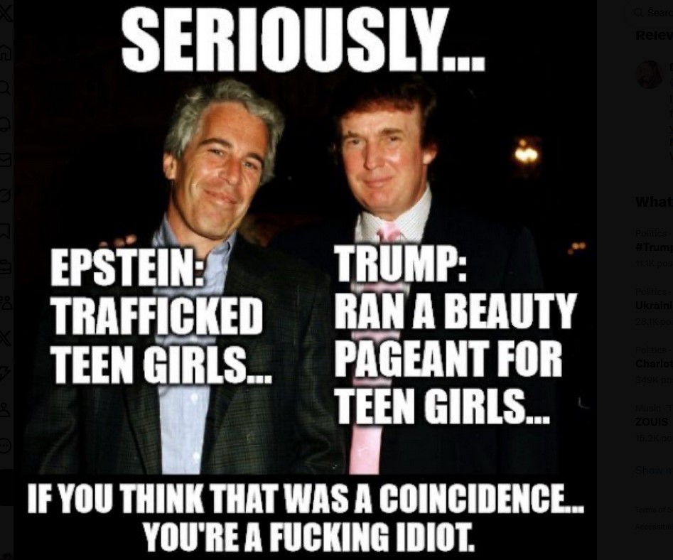 Doobophasspoken's tweet photo. @RonFilipkowski RELEASE THE EPSTEIN FILES. https://t.co/2liensrW0i