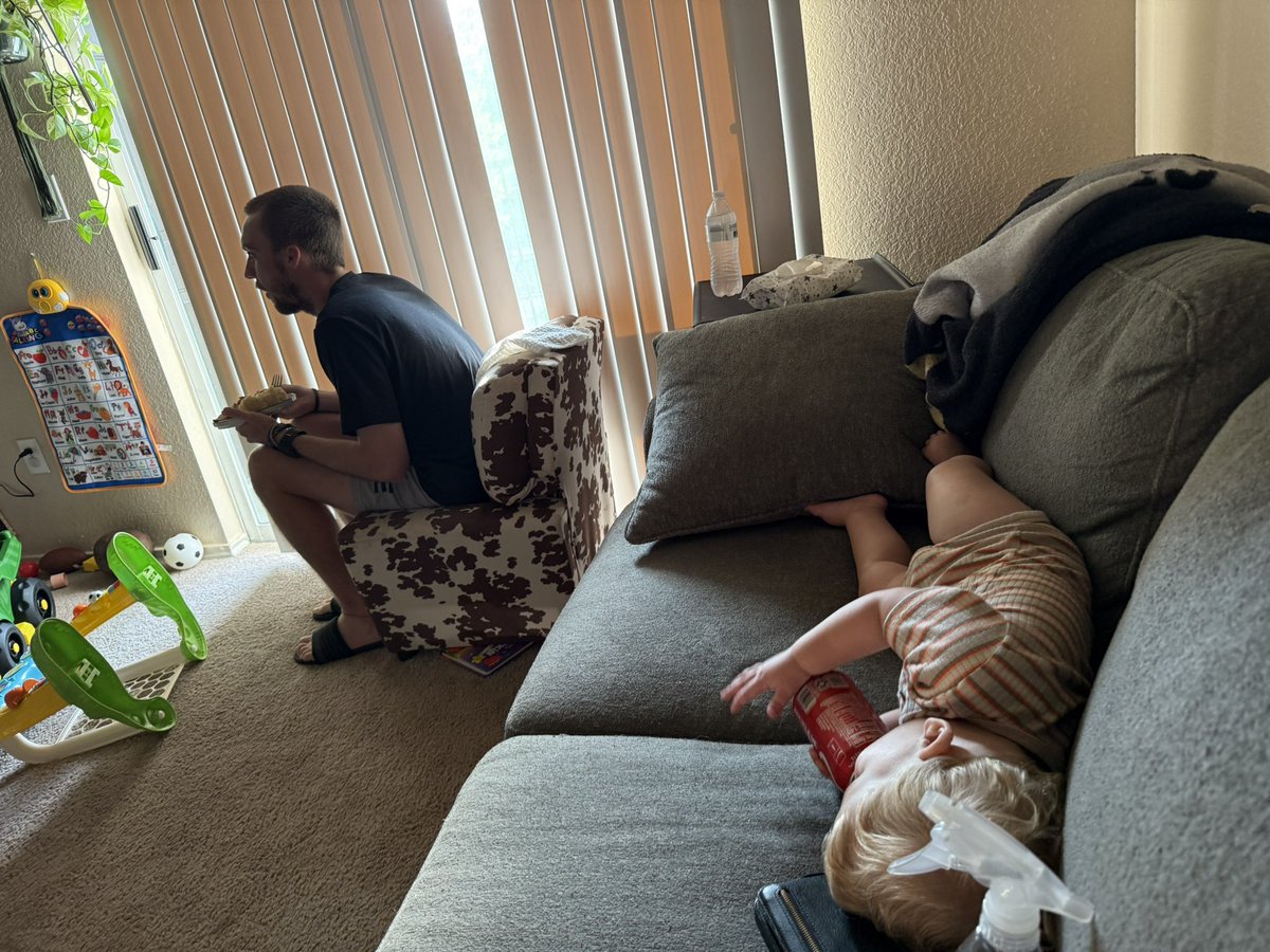 Dad lost his spot on the couch while we were having supper and a movie 😂❤️ <a href="/admisner16/">Adler Leadlove-Misner</a>