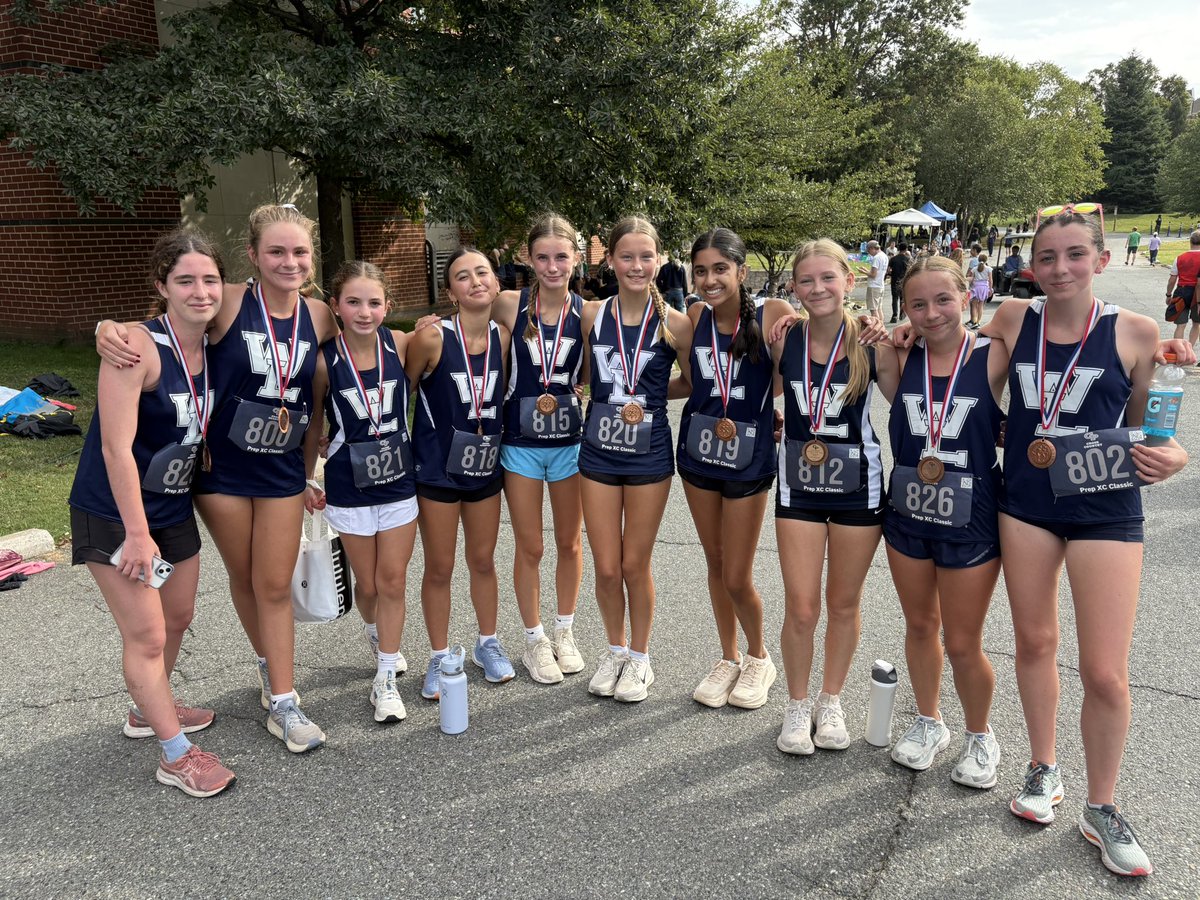 Freshmen girls bring home the bling at the Georgetown Prep Invitational! <a href="/WLHSAthletics/">Generals</a> <a href="/WLboosters/">WL Generals Athletic Boosters</a>