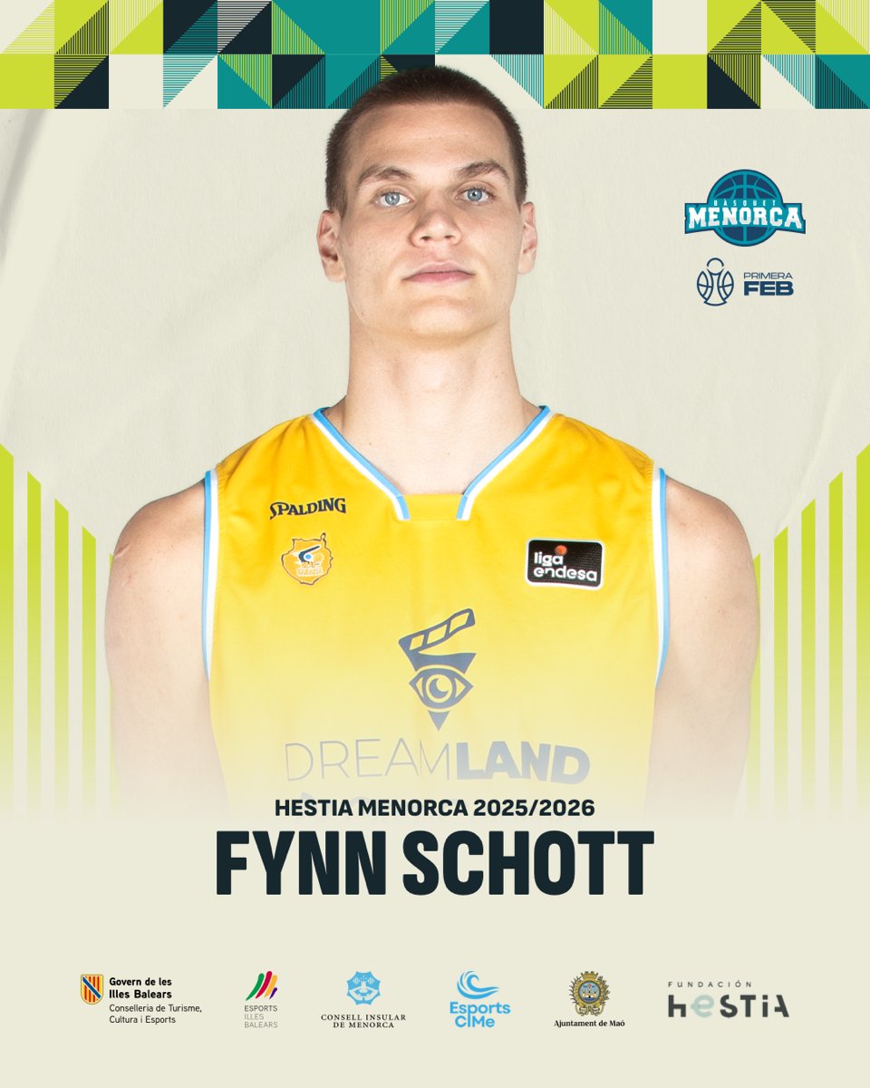 #PrimeraFEB | 𝐌𝐞𝐫𝐜𝐚𝐝𝐨 𝐏𝐫𝐢𝐦𝐞𝐫𝐚 𝐅𝐄𝐁 𝟐𝟎𝟐𝟓-𝟐𝟔
Actualizado con el fichaje de Fynn Schott 🇦🇹 por 
<a href="/BasquetMenorca/">Hestia Menorca</a>
baloncestoconp.es/mercado-primer…