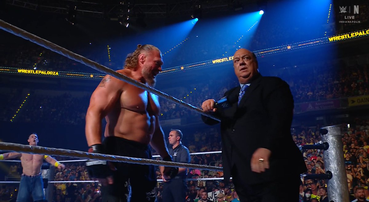 BROCK LESNAR AND PAUL HEYMAN ARE BACK TOGETHER OMGGG

#Wrestlepalooza