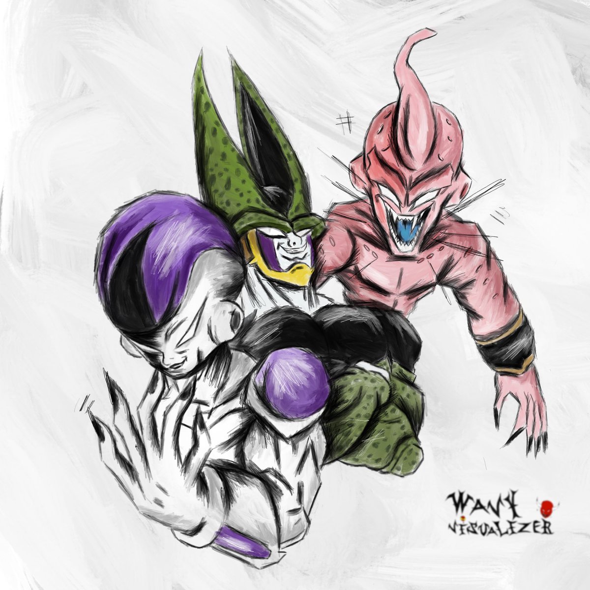 wavyvisualizer's tweet image. Dragon ball z villains