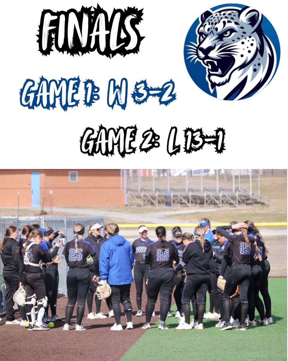 SWICSoftball's tweet image. Scores against USI. We play SIUE tmrw at 12 and 2! #Gobluestorm