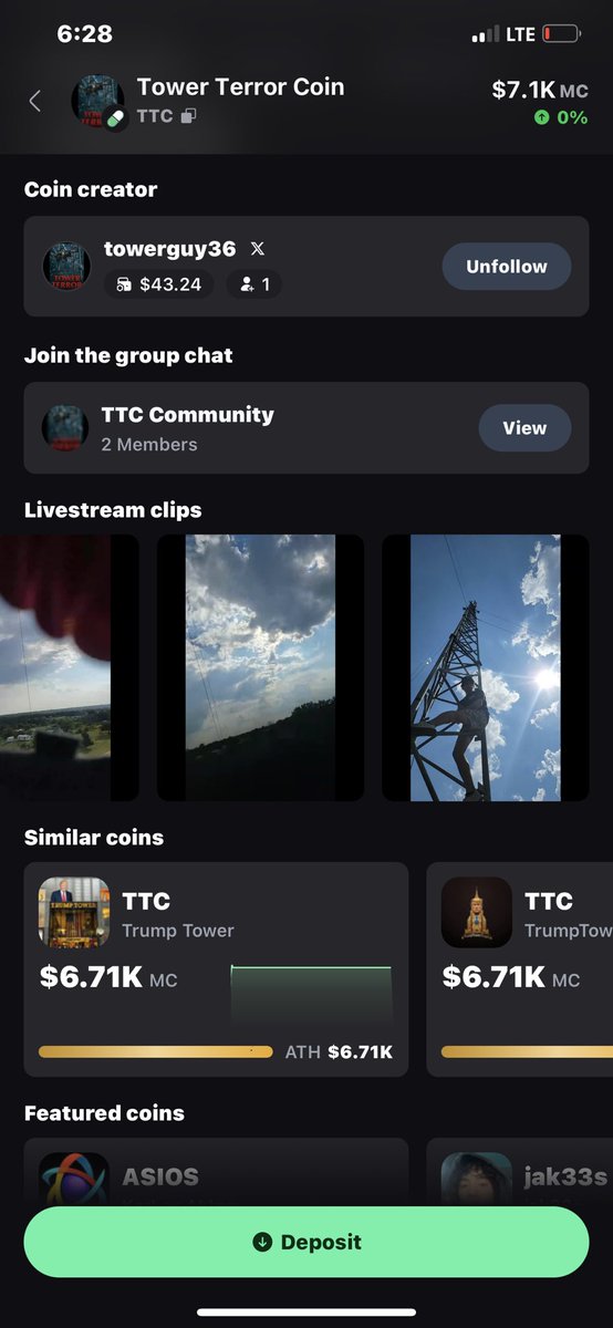 TowerTerrorCoin's tweet photo. Make fun of my wallet all you want. I will look back and know this is where I started. Even if this coin ends up only being a learning experience.. this is where I started!!! https://t.co/YzBGaoZ4DV