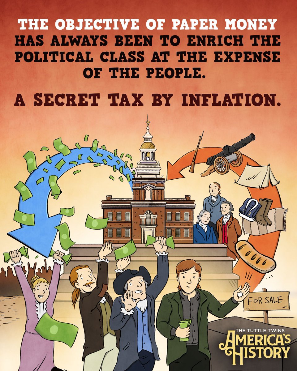 tuttletwins's tweet image. Inflation isn’t just economics—it’s a strategy that’s been used throughout history to quietly shift power.

Teaching kids how and why it happens helps them see through the noise—and hold onto their freedom.

📘 buff.ly/4ZMqNAV

#TuttleTwins #InflationExplained #HiddenTax