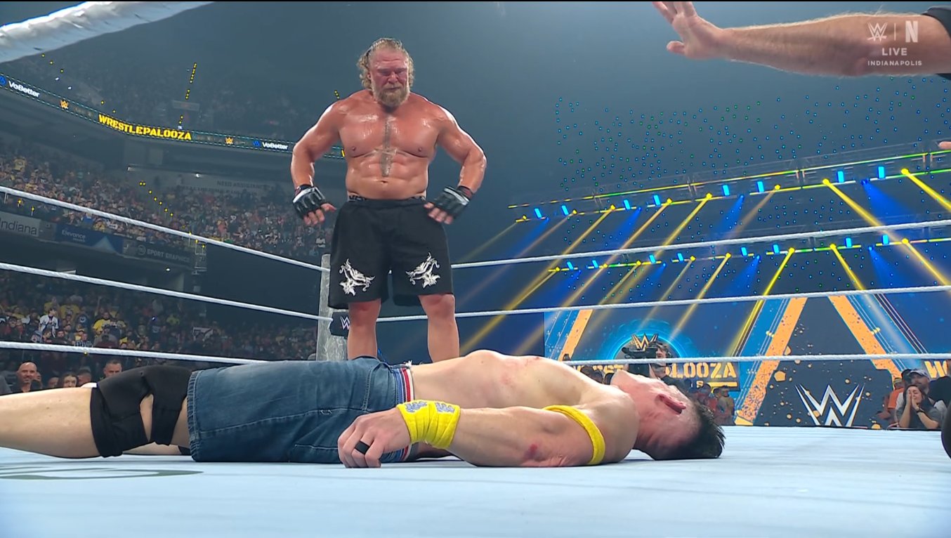 Brock Lesnar venció a Cena | WWE