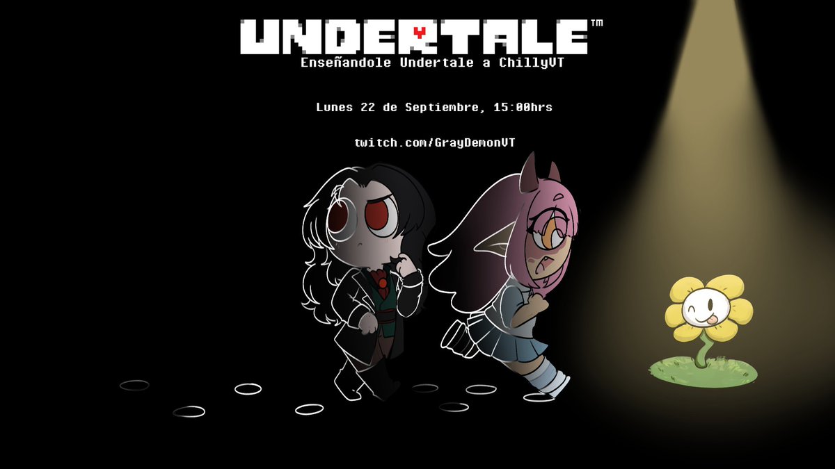 STREAM DE UNDERTALE ESTE LUNEEEEEEEEES

Así es gente, este Lunes a las 15hrs abro stream jugando el juego que altero la química de mi cerebro...Y no estaré sola!! Me acompañará <a href="/ChillyVT/">ChillyVT 🦇 || VGen Comms Open</a>  ̷c̷o̷n̷t̷r̷a̷ ̷s̷u̷ ̷v̷o̷l̷u̷n̷t̷a̷d̷  
en este camino!

Nos vemos!