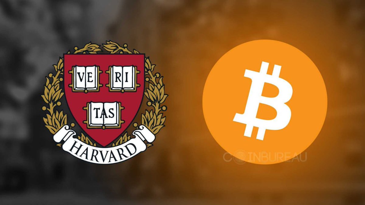 🔥INCREÍBLE🔥

🏛 La UNIVERSIDAD de HARVARD ahora posee más dinero en ETFs de #Bitcoin que en ACCIONES  de #Google.

👀Cuando una de las universidades más poderosas del mundo apuesta así… es porque entiende a dónde va a ir el DINERO