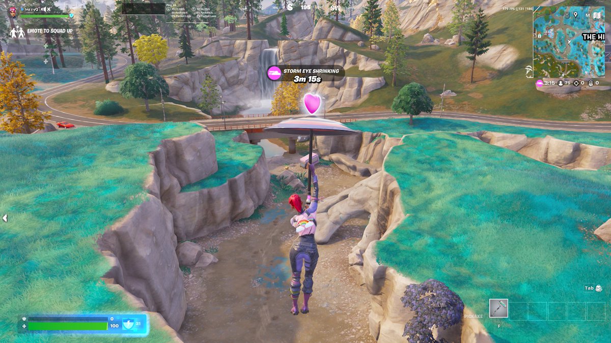 InzzyQ's tweet photo. Had a ton of fun with the early access of @Fortnite's new Delulu mode! Ended up winning the umbrella when it was available to only SAC partners. I have not tried public lobbies yet...

I would love for @EpicGames to do more SAC only modes/content in the future!

#FortniteDelulu https://t.co/ZAmEjDzM3n