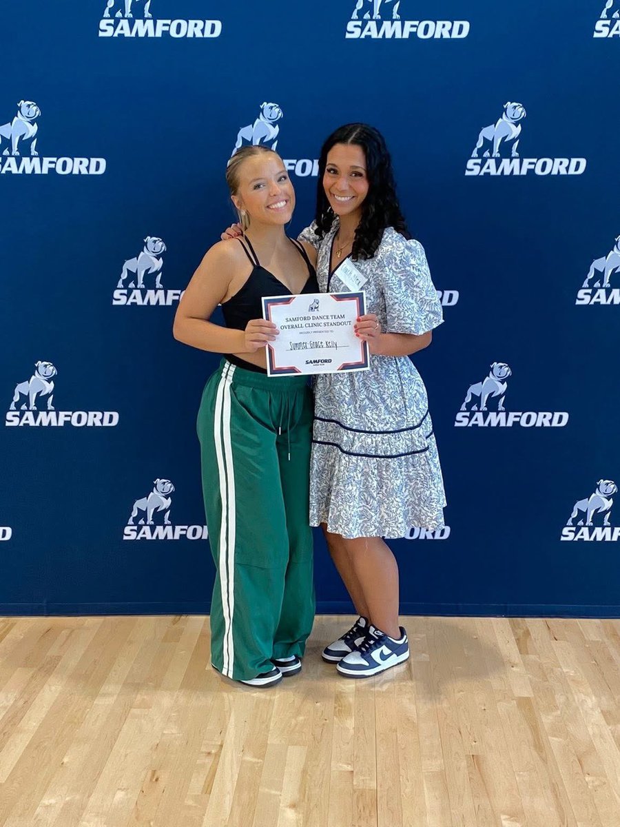 Shoutout to our girl Summer-Grace for attending the Samford University Dance recruitment clinic today! She received a certificate for “overall clinic standout”! We’re always so proud of her hard work! ❤️