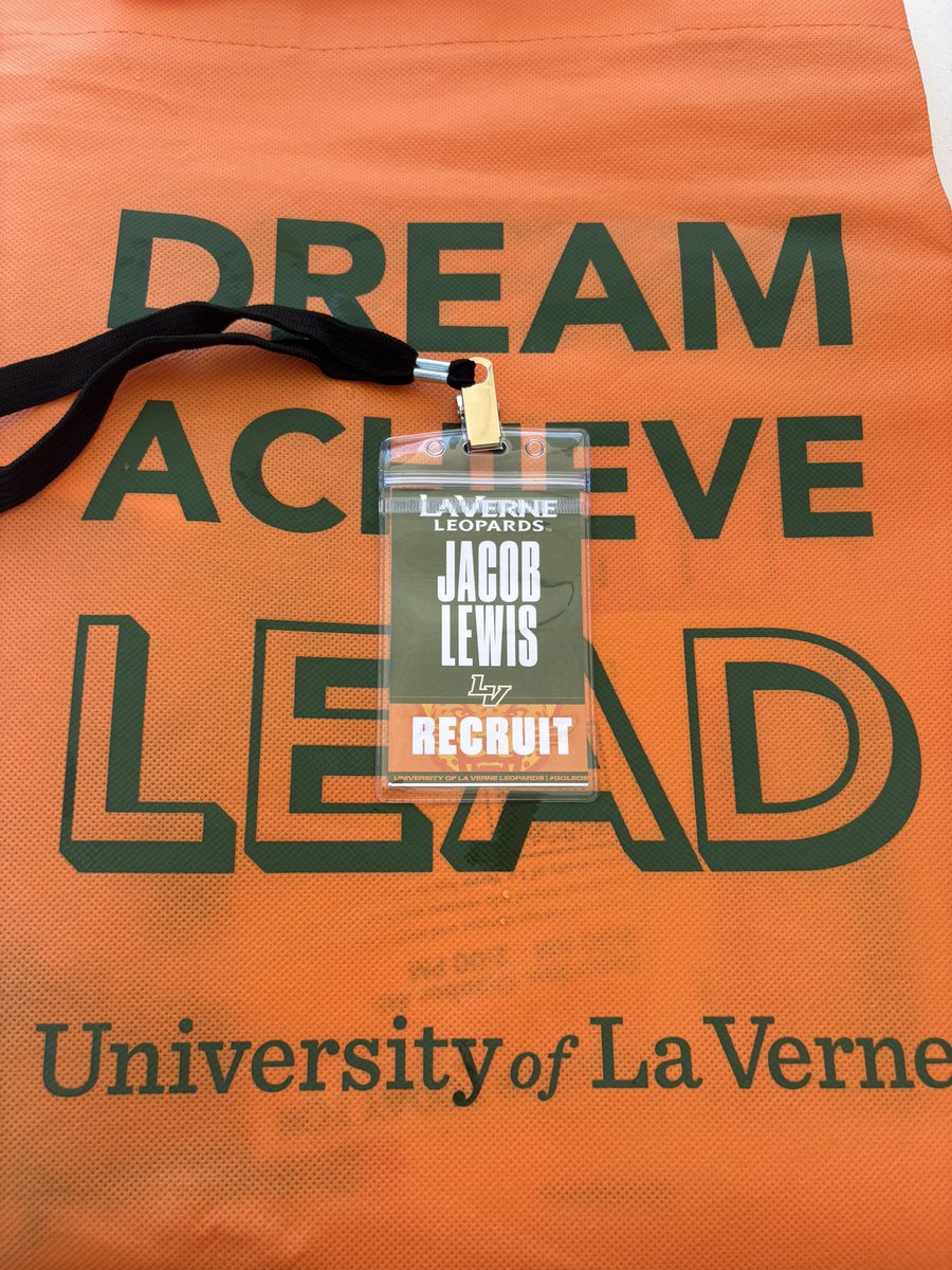Thanks <a href="/ULV_Football/">La Verne Leopards Football</a> for inviting me out to their game! I had a great time talking to <a href="/CoachJPRoberts/">Coach John Roberts</a> and <a href="/_CoachSid/">Sid Robertson</a>. Thank you for the amazing opportunity! 

<a href="/OC_Knights_FB/">OC Knights Football</a> <a href="/CoachLonyae/">Lonyae Miller</a>