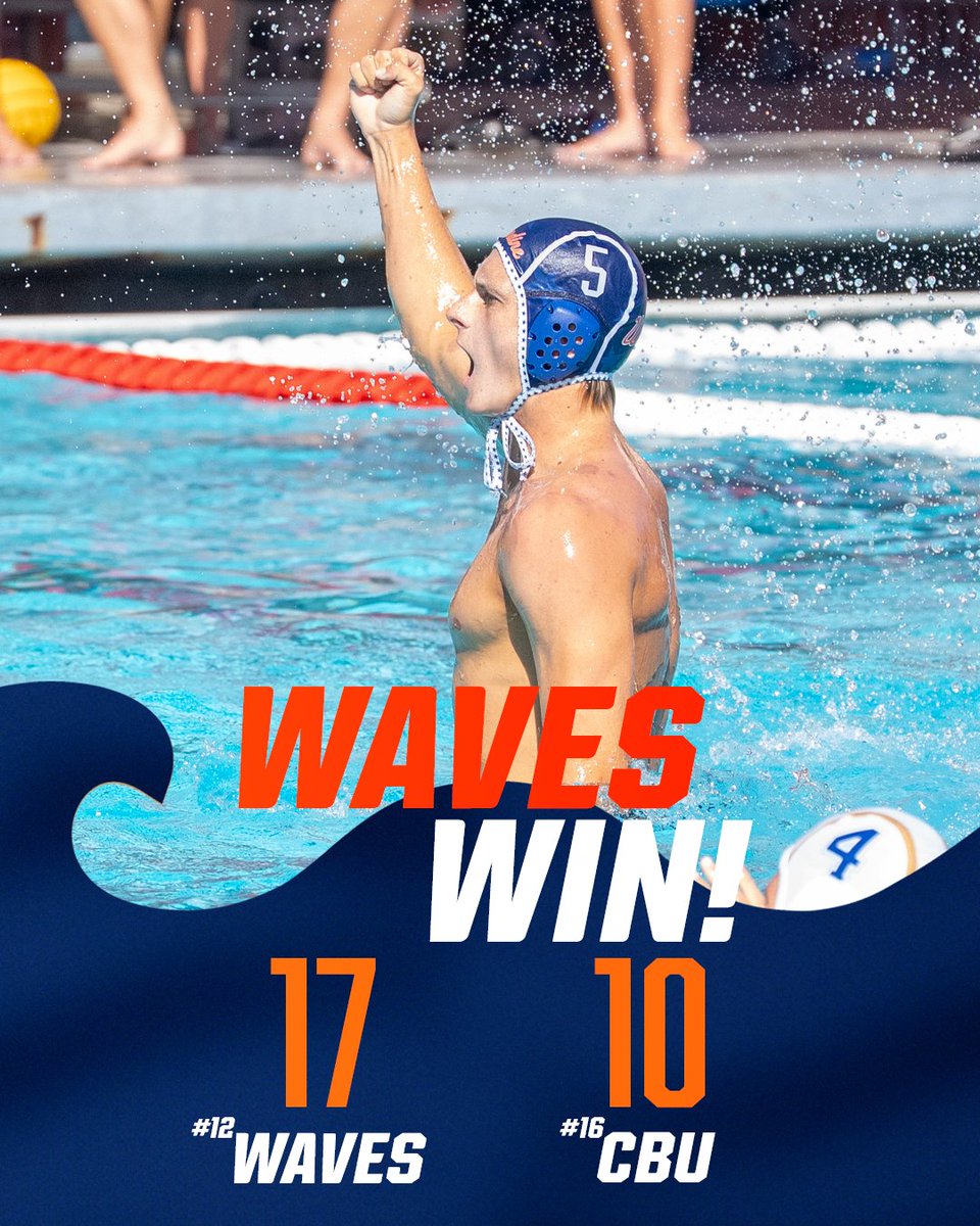 WAVES WIN 🌊

Pepperdine leads wire-to-wire to complete a 2-0 day at the MPSF Invite!

The Waves will return to USC tomorrow to take on either Princeton or UC Irvine at 2:30 PM.

#MakeWaves