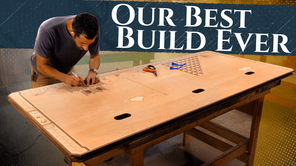 Our MARIO Themed Desk is Crazy (Over 2,000 pieces of wood!)⭐🔨youtube.com/watch?v=_Lk13Y… #mario40thanniversary