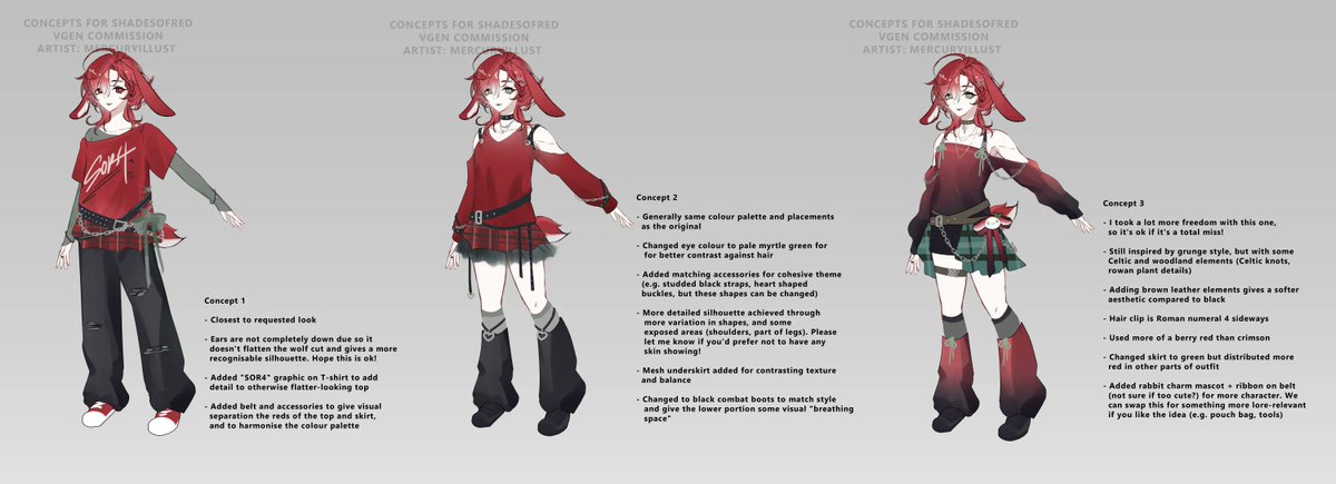 ShadesoofRed's tweet image. I got the okay so here are the original design concepts from Mercury! At first I wanted to go with a more grunge/rock themed aesthetic (cuz that&apos;s my vibe) but working with Mercury we decided on kinda a combination of all three of these designs!!