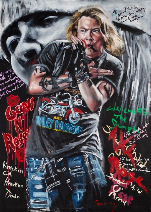 markcourage's tweet image. Art of the Day! "Axl Rose". Buy at: ArtPal.com/mccourage1?i=2…