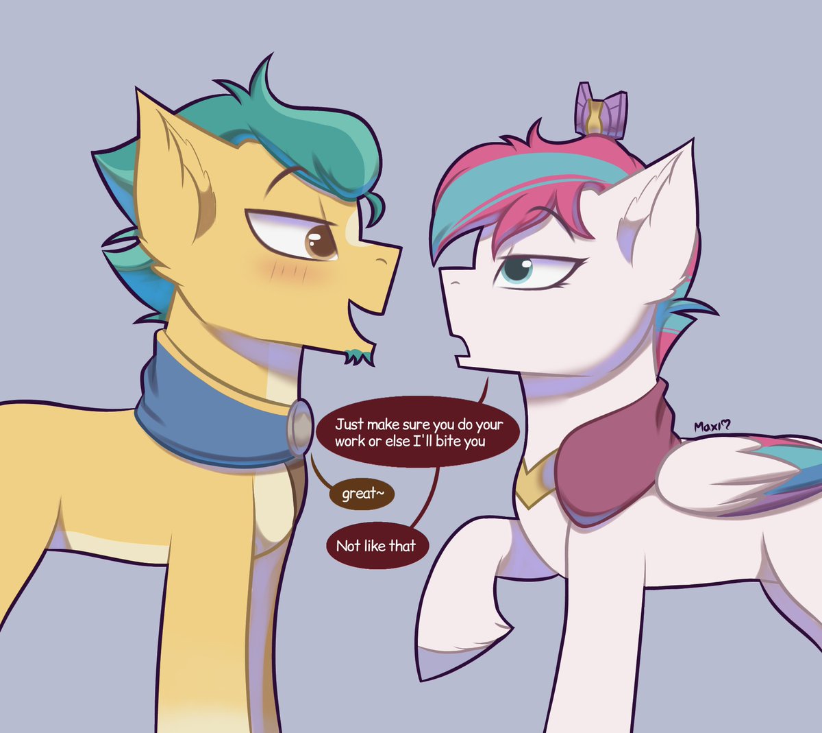 Not now 💛🤍 part 2

#MLP #mlpg5 #stormblazer #mylittlepony