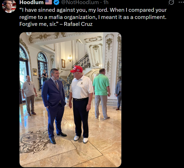 Michael (@michael95cms12) on Twitter photo Trump: I will grant you forgiveness if you bow down kiss my ass, and be my caddy today, and my score will be 10 under par. Trump: I will grant you forgiveness if you bow down kiss my ass, and be my caddy today, and my score will be 10 under par.