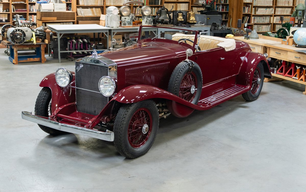 goodingandco's tweet photo. The first Series E completed at Doble’s Emeryville, California factory, this upgraded 1924 #Doble Series E Roadster was a class award winner at the Pebble Beach Concours d’Elegance® in 1956 and 1997. #SOLD for $2,205,000, a new record. #StanLucasCollectionAuction https://t.co/SPXvvyzcET